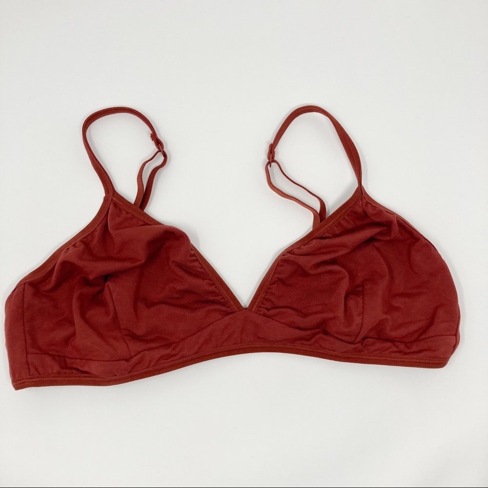 Storq Everyday Nursing Bra Underwire-free in Rust